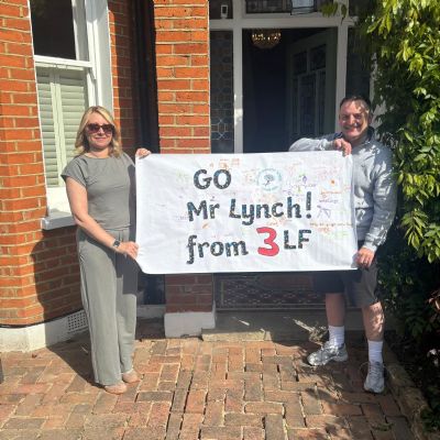 MR LYNCH RUNS THE LONDON MARATHON!